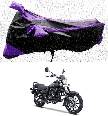 APNEK Two Wheeler Cover for Bajaj(Avenger 160 Street, Black, Purple)
