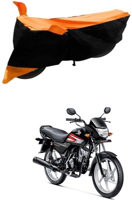 Ascension Two Wheeler Cover for Honda(CD 100 SS, Black, Orange)