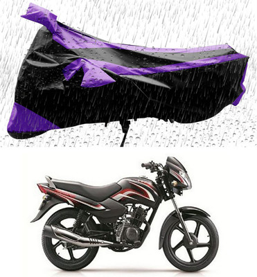THE REAL ARV Two Wheeler Cover for TVS(Sport, Black, Purple)