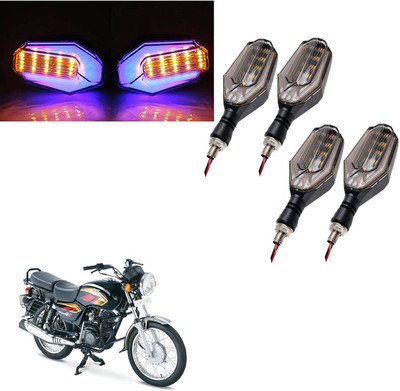 COMICAL Front, Rear LED Indicator Light for TVS Max 4R(Blue, Yellow)