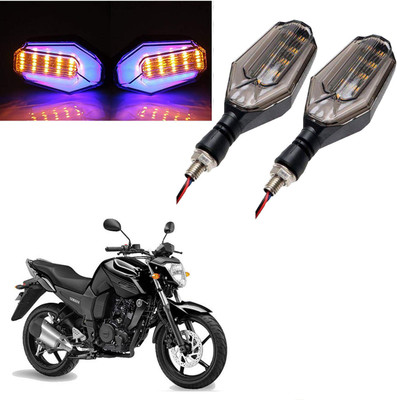 COMICAL Front, Rear LED Indicator Light for Yamaha FZ16(Blue, Yellow)