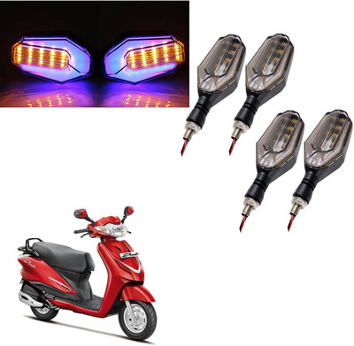 COMICAL Front, Rear LED Indicator Light for Hero Duet(Blue, Yellow)