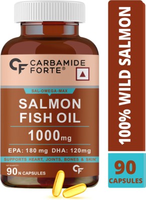 CF Salmon Fish Oil Omega 3 Capsule 1000 mg with EPA 180mg and DHA 120 mg(90 No)