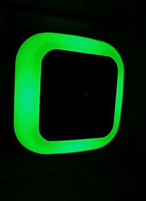 DECRETIVE 0.5W Automatic Sensor Smart LED night lamp GREEN (pack of 1) Night Lamp(5 cm, Green)