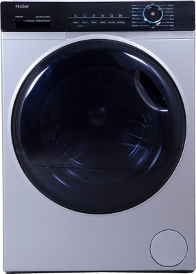 Haier 8 kg Fully Automatic Front Load with In-built Heater Silver(HW80-IM12929C3)