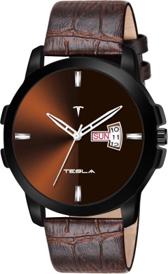 TESLA TL-1001-BLK-BLK-DD CALENDAR WATCH Analog Watch  - For Boys