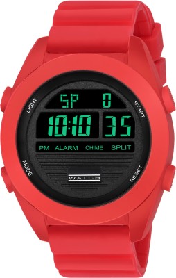 Eagle fly 1960 Digital Boys Watch Red Dual time Green Light Waterproof Watch For Swimming Digital Watch  - For Boys
