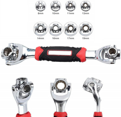 Fitaza Tiger Wrench® -59 ® Socket Wrench Tools Works with SplinFITAZA Torx Double Sided Socket Wrench(Pack of 1)