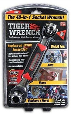 VibeX Tiger Wrench® -57 ® Tool Kit Set for Home,Bike and car Repair Double Sided Socket Wrench(Pack of 1)