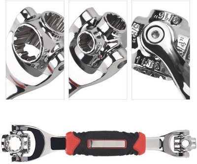 FIVANIO Tiger Wrench® -35 ® 360 Degree 6-Point Universal Furniture Car Repair Hand Tool Double Sided Socket Wrench(Pack of 1)