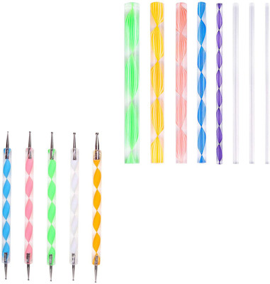 iCraft DIY 13-Piece Mandala and Acrylic Dotting Tool Set Embossing Stylus for Pottery Ceramic, Polymer Clay Tool Set