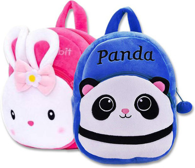 AMANVANI BM-Konggi With Blue Panda_pk_2 12 L Backpack(Multicolor)