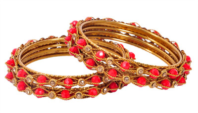 Rijoli Metal Bangle Set(Pack of 4)