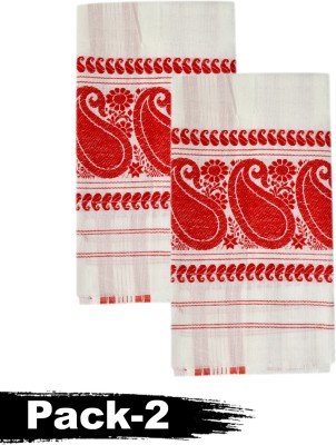 ASSAM GAMCHA Polycotton 160 GSM Face, Hand, Bath Gamcha(Pack of 2)