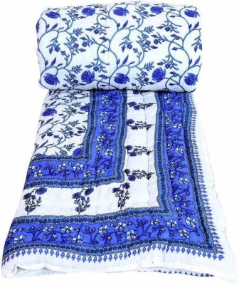Samradhi Floral Double Quilt for  Mild Winter(Cotton, Multicolor)