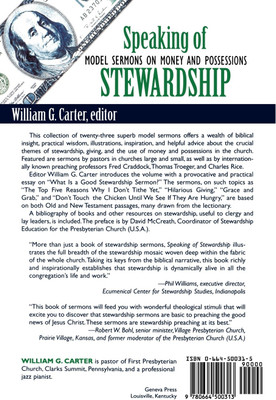 Speaking of Stewardship(English, Paperback, unknown)