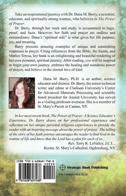 The Power of Prayer a Science Educator's Experience(English, Paperback, Barry Dana Dr)