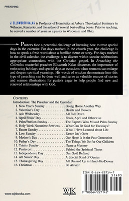 Preaching the Calendar(English, Paperback, Kalas J. Ellsworth)