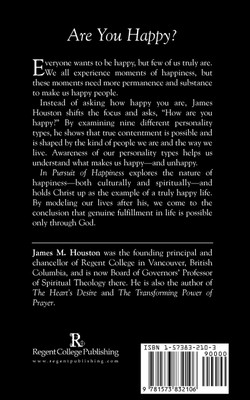 In Pusuit of Happiness(English, Paperback, Houston James M.)
