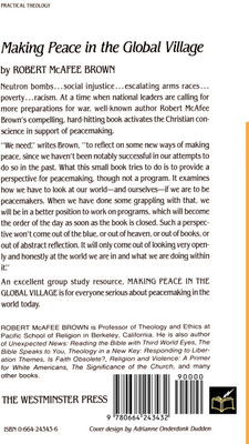 Making Peace in the Global Village(English, Paperback, Brown Robert McAfee)