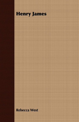 Henry James(English, Paperback, West Rebecca)