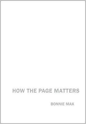 How the Page Matters(English, Hardcover, Mak Bonnie)
