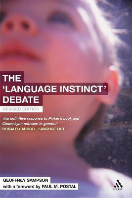 The 'Language Instinct' Debate(English, Paperback, Sampson Geoffrey)