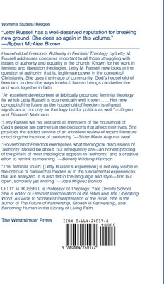 Household of Freedom  - Authority in Feminist Theology(English, Paperback, Russell Letty M.)