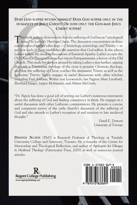 The Suffering of God According to Martin Luther's 'Theologia Crucis'(English, Paperback, Ngien Dennis)