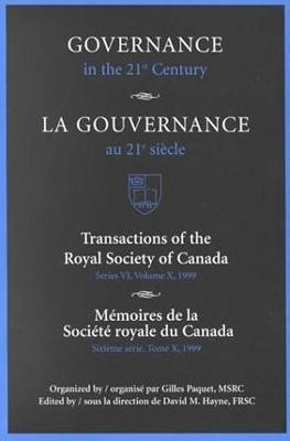 Governance in the 21st Century / Gouvernance Au 21e Siecle(English, Paperback, unknown)