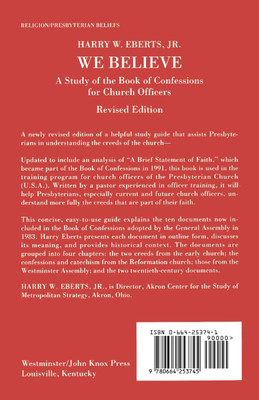 We Believe, Revised Edition(English, Paperback, Eberts Jr. Harry W.)