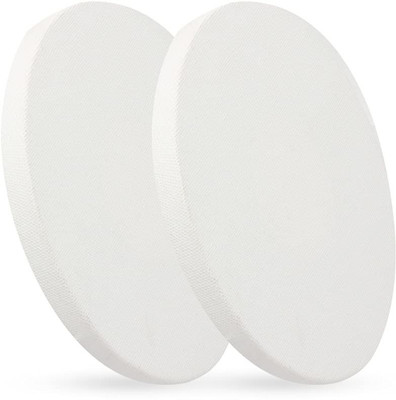 iCraft Pre Stretched Cotton Soft Touch Stretched Canvas Board (Set of 2)(White)