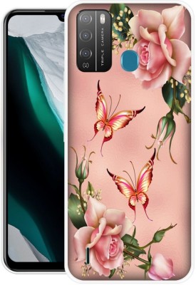 MUSKAY Back Cover for Itel Vision 1 Pro(Pink, Green, Grip Case, Silicon, Pack of: 1)