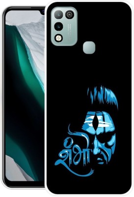 MUSKAY Back Cover for Infinix Hot 10 Play(Black, Blue, Grip Case, Silicon, Pack of: 1)