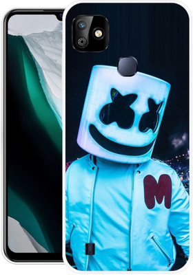 ROSSY Back Cover for Infinix Smart HD 2021(Black, Blue, Grip Case, Silicon, Pack of: 1)