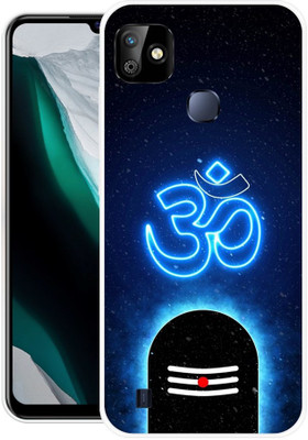 FITESTAR Back Cover for Infinix Smart HD 2021(Blue, Black, Grip Case, Silicon, Pack of: 1)