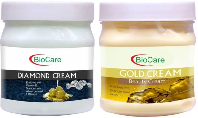 BIOCARE Diamond Cream 500ml With Gold Cream 500ml(2 Items in the set)