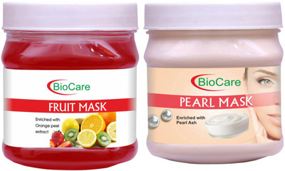 BIOCARE Fruit Mask 500ml With Pearl Mask 500ml(2 Items in the set)