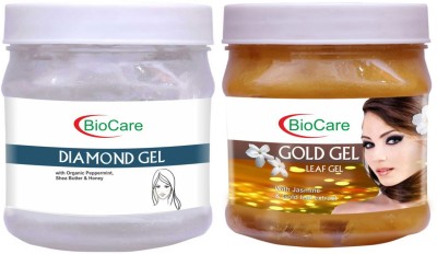 BIOCARE Diamond Gel 500ml With Gold Gel 500ml(2 Items in the set)