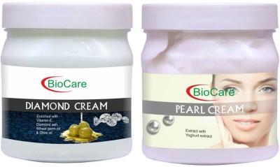 BIOCARE Diamond Cream 500ml With Pearl Cream 500ml(2 Items in the set)