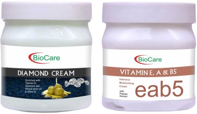 BIOCARE Diamond Cream 500ml With Vitamin Cream 500ml(2 Items in the set)