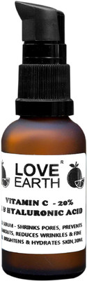 LOVE EARTH Vitamin C Serum For Skin Hydration, Reduces Wrinkles & Hyperpigmentation 30ml(30 ml)