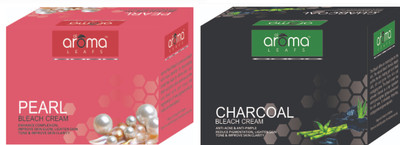 AlAroma Leafs BLEACH CREAM WITH CHARCOAL BLEACH CREAM (PACK OF 2)(2 Items in the set)