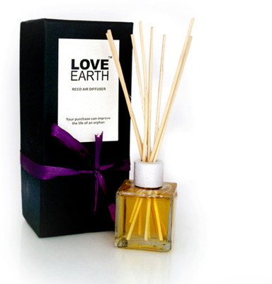 LOVE EARTH Lavender Diffuser Reed Diffuser- Lavender(30 ml)