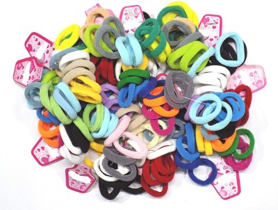 alamodey Pack of 144 Hair Rubber Bands for Girls Rubber Band(Multicolor)