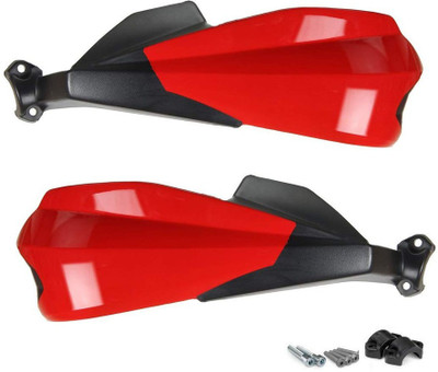 Ride Adventure Handle Guard Red Clip-on Handle Bar(Red)
