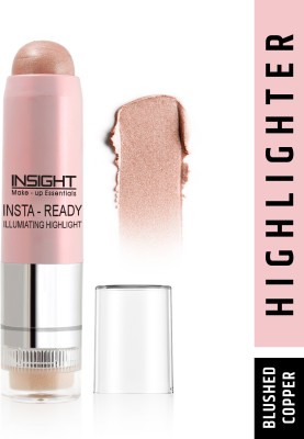 Insight Insta Ready HD Illuminating Highlighter Crayon with Smudger Highlighter(04-Blushed Copper)