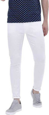 comfits Slim Men White Jeans