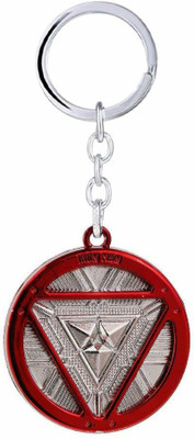 RVM Toys Iron Man Arc Reactor Avengers Superhero Collectible Metal Keychain for Car Key Chain Bike Key Ring Key Chain