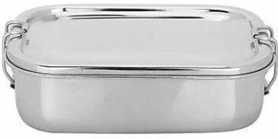 Actn A1C STAINLESS STEEL RECTANGULAR LUNCH BOX 1 Containers Lunch Box 1 Containers Lunch Box(500 ml)